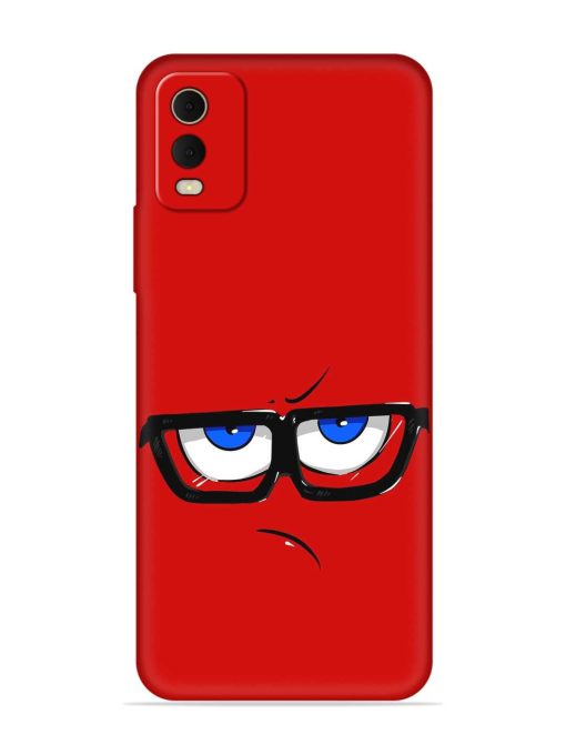 Rad Angry Face Embossed Soft Silicone Case for Nokia C32 Zapvi