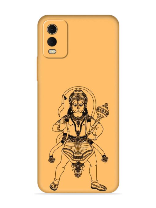 Indian God Hanuman Embossed Soft Silicone Case for Nokia C32 Zapvi