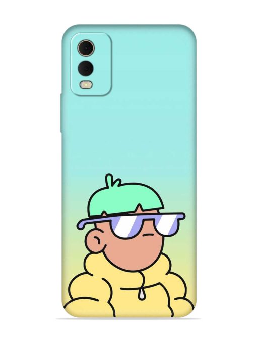 Doodles Cool Character Embossed Soft Silicone Case for Nokia C32 Zapvi