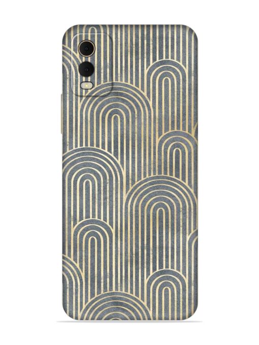 Art Deco Style Embossed Soft Silicone Case for Nokia C32 Zapvi