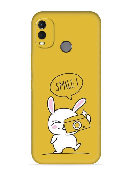 Hey Smile Please Embossed Soft Silicone Case for Nokia G11 Plus Zapvi