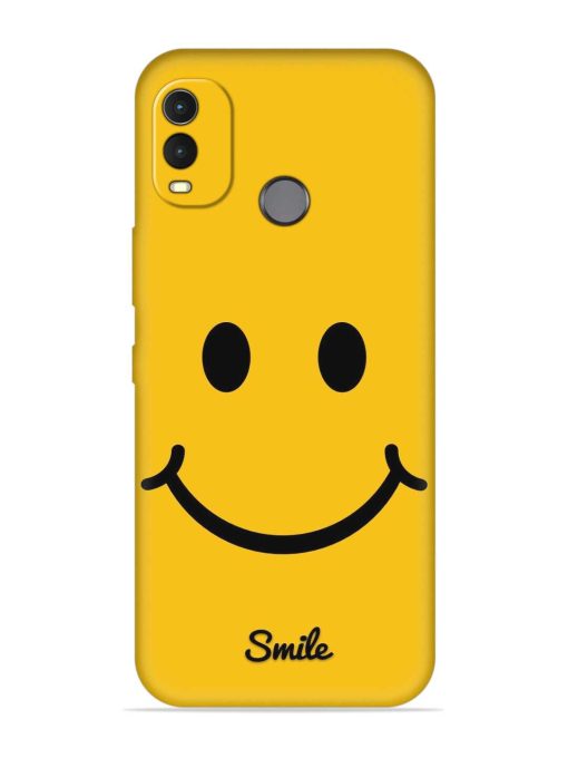 Yellow Smiley Embossed Soft Silicone Case for Nokia G11 Plus Zapvi