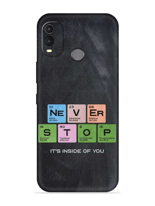 Never Stop It'S Inside Of You Embossed Soft Silicone Case for Nokia G11 Plus Zapvi