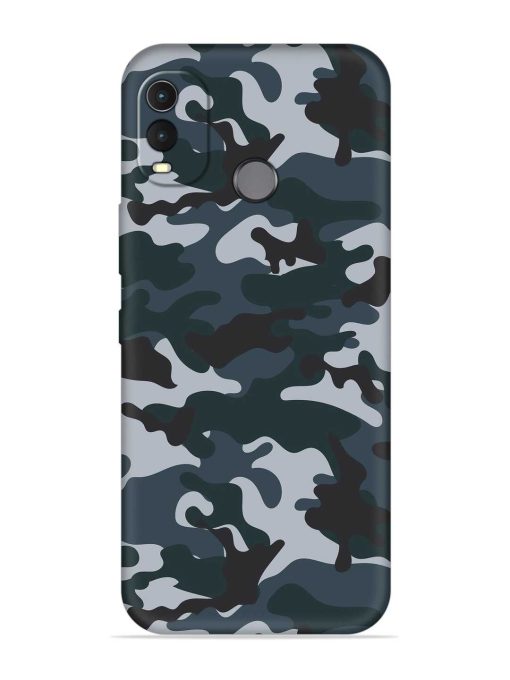 Dark Blue Army Military Art Embossed Soft Silicone Case for Nokia G11 Plus Zapvi