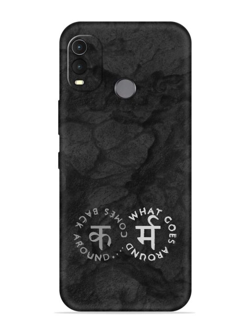 Karma Hindi Word Embossed Soft Silicone Case for Nokia G11 Plus Zapvi