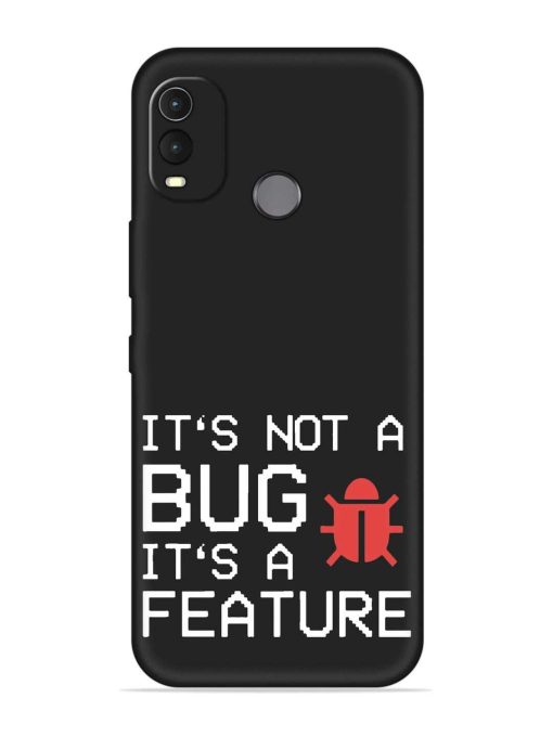 Not Bug Feature Embossed Soft Silicone Case for Nokia G11 Plus Zapvi