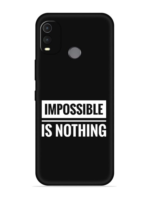 Impossible Is Nothing Embossed Soft Silicone Case for Nokia G11 Plus