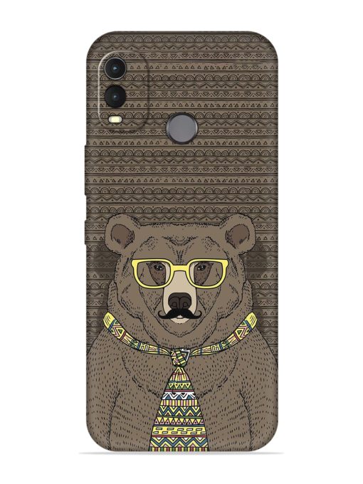 Grizzly Bear Embossed Soft Silicone Case for Nokia G11 Plus