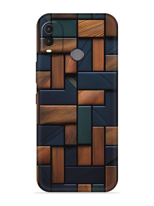 Wooden Background Cubes Embossed Soft Silicone Case for Nokia G11 Plus Zapvi