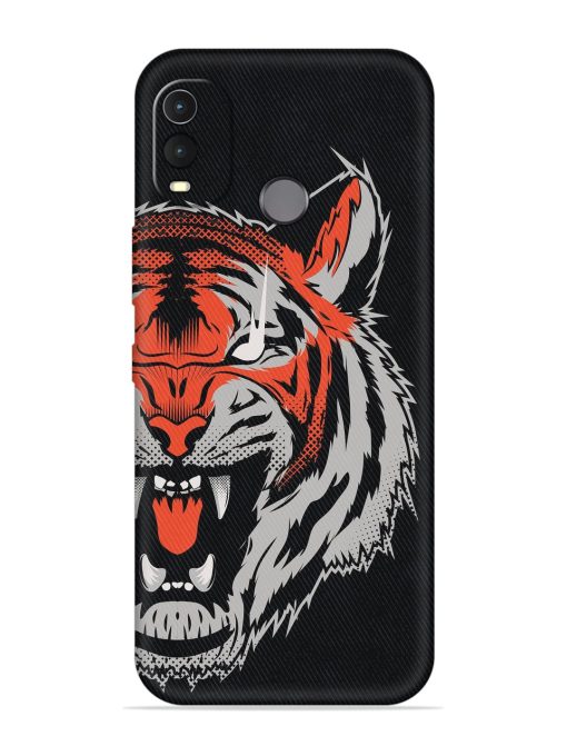 Tiger Aggression Embossed Soft Silicone Case for Nokia G11 Plus Zapvi