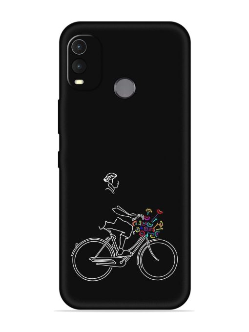 Minimalist Cycle Art Embossed Soft Silicone Case for Nokia G11 Plus Zapvi