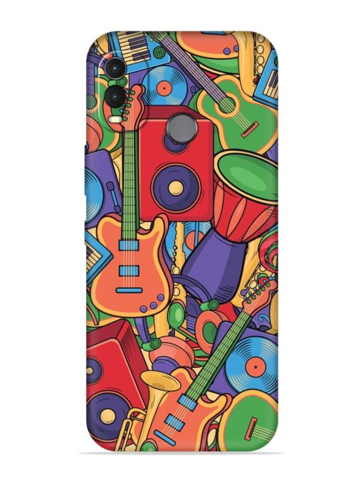 Colorful Music Art Embossed Soft Silicone Case for Nokia G11 Plus Zapvi