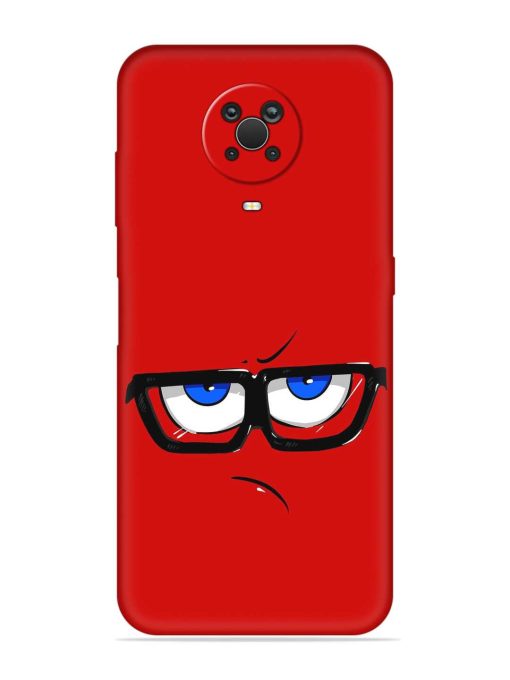 Rad Angry Face Embossed Soft Silicone Case for Nokia G20 Zapvi