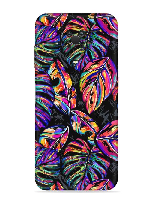 Tropical Seamless Vector Embossed Soft Silicone Case for Nokia G20 Zapvi