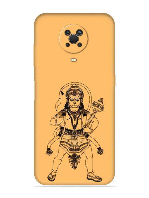 Indian God Hanuman Embossed Soft Silicone Case for Nokia G20 Zapvi