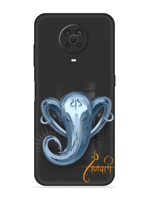 Illustration Lord Ganpati Embossed Soft Silicone Case for Nokia G20 Zapvi