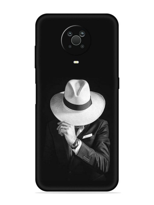 Men Under Hat Embossed Soft Silicone Case for Nokia G20 Zapvi