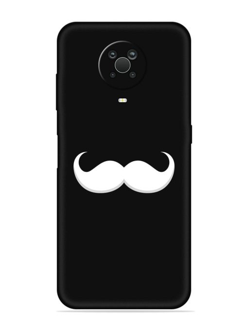 Mustache Vector Embossed Soft Silicone Case for Nokia G20 Zapvi