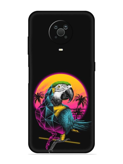 Rad Parrot Embossed Soft Silicone Case for Nokia G20 Zapvi