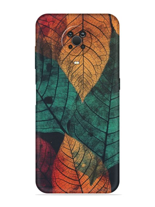 Leaves Artwork Embossed Soft Silicone Case for Nokia G20 Zapvi