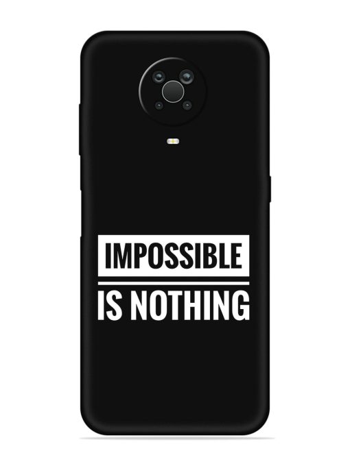 Impossible Is Nothing Embossed Soft Silicone Case for Nokia G20