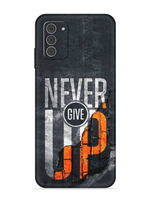 Never Give Up Embossed Soft Silicone Case for Nokia G42 (5G) Zapvi