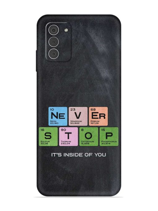 Never Stop It'S Inside Of You Embossed Soft Silicone Case for Nokia G42 (5G) Zapvi