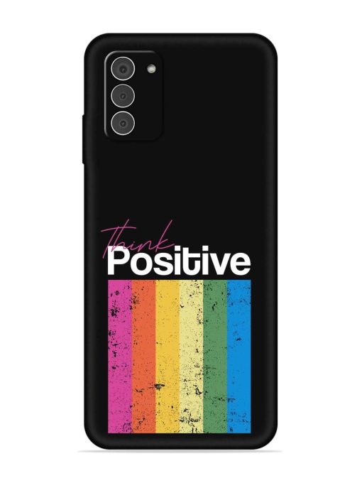 Think Positive Typography Embossed Soft Silicone Case for Nokia G42 (5G) Zapvi