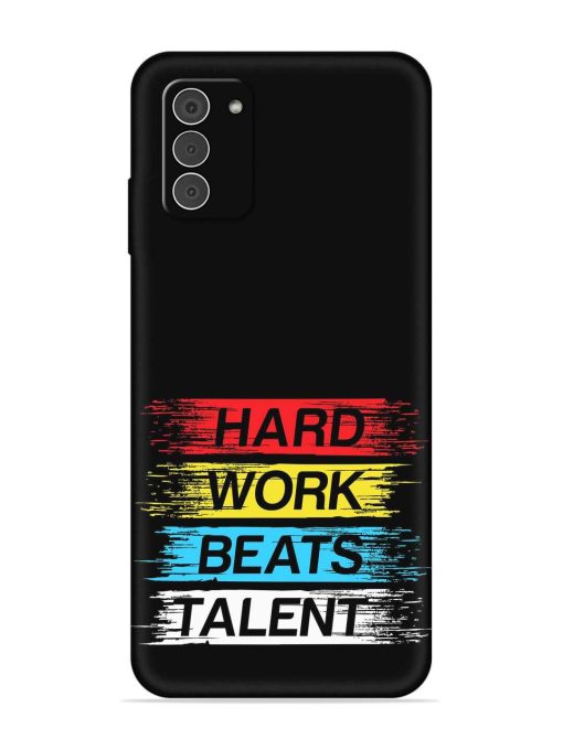 Hard Work Beats Embossed Soft Silicone Case for Nokia G42 (5G) Zapvi