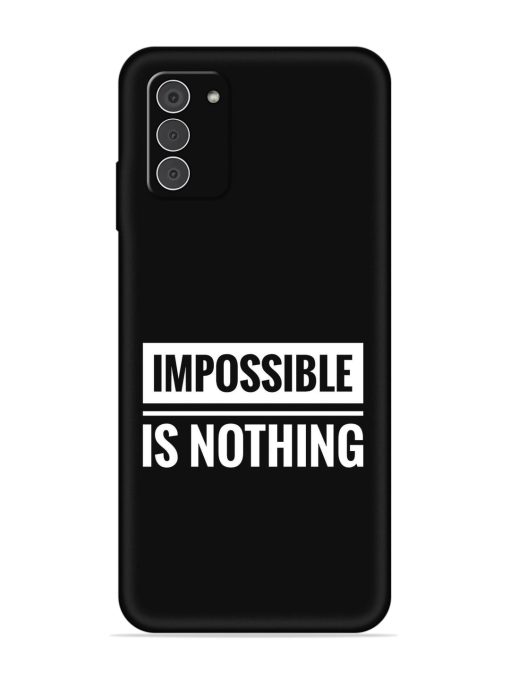 Impossible Is Nothing Embossed Soft Silicone Case for Nokia G42 (5G)