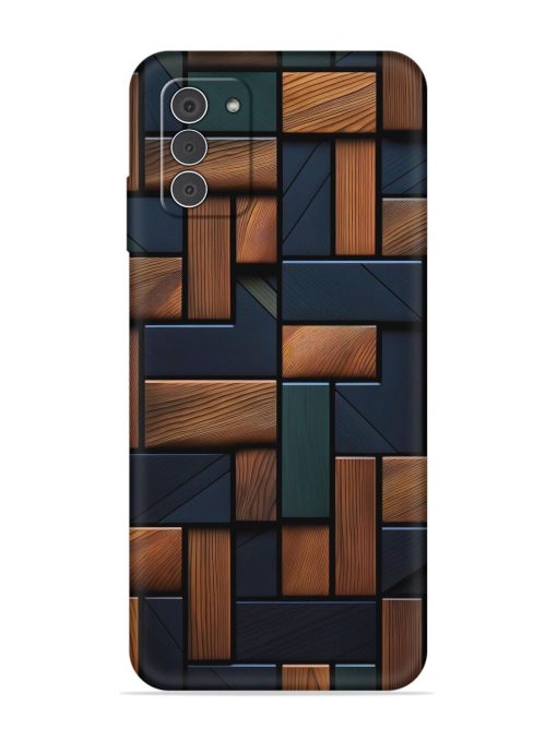 Wooden Background Cubes Embossed Soft Silicone Case for Nokia G42 (5G) Zapvi