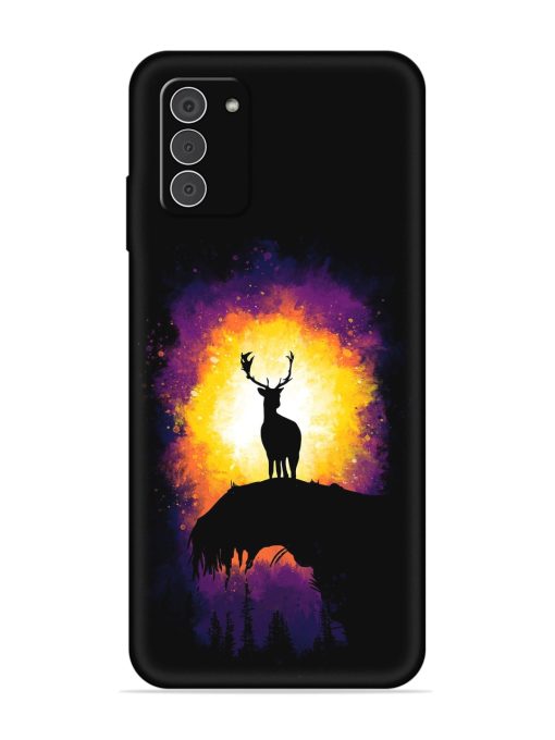 Elk Animal Art Embossed Soft Silicone Case for Nokia G42 (5G) Zapvi