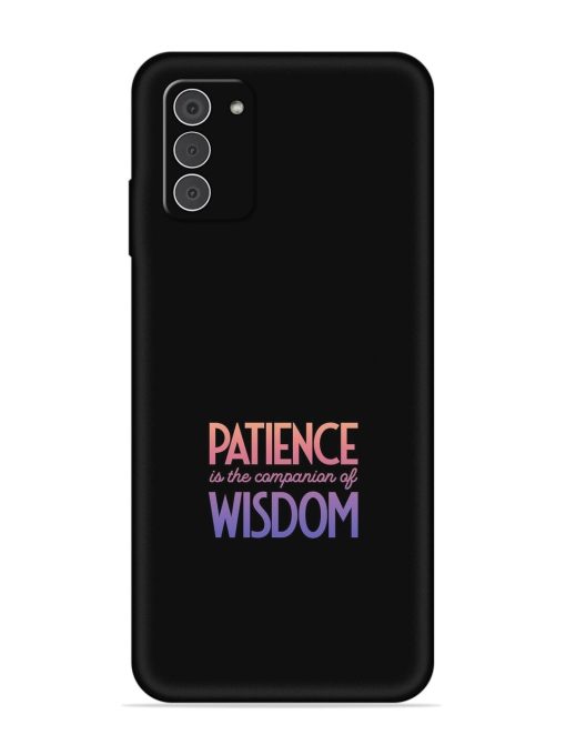 Patience Is The Embossed Soft Silicone Case for Nokia G42 (5G) Zapvi