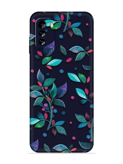 Decorative Watercolor Flower Embossed Soft Silicone Case for Nokia G60 (5G) Zapvi