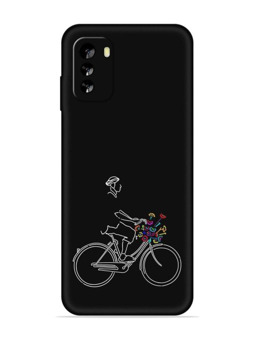 Minimalist Cycle Art Embossed Soft Silicone Case for Nokia G60 (5G) Zapvi