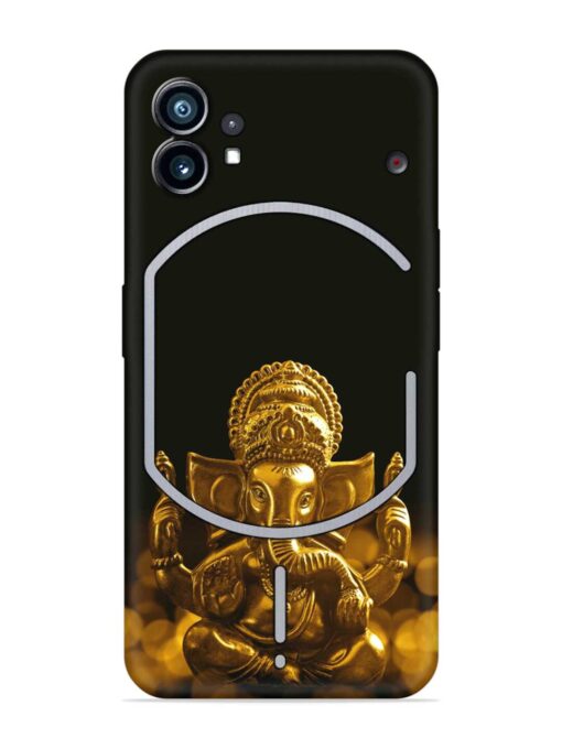 Lord Ganesha Indian Festival Embossed Soft Silicone Case for Nothing Phone 1 Zapvi