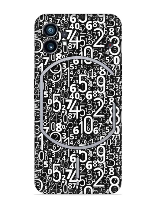 Many Numbers Different Embossed Soft Silicone Case for Nothing Phone 1