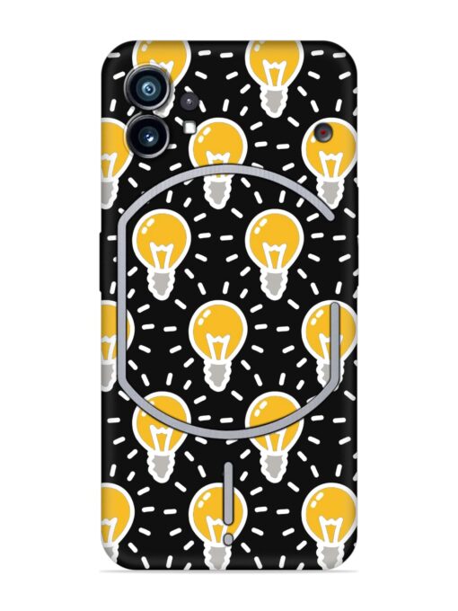 Light Bulb Seamless Embossed Soft Silicone Case for Nothing Phone 1