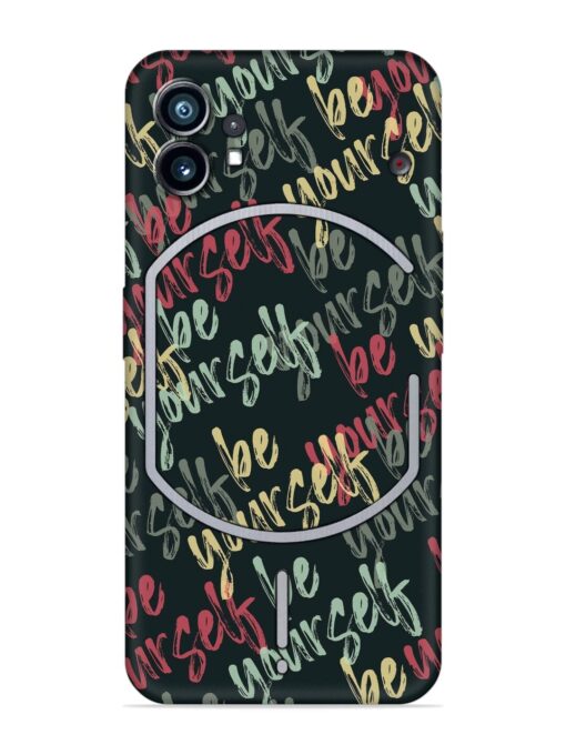 Yourself Seamless Embossed Soft Silicone Case for Nothing Phone 1