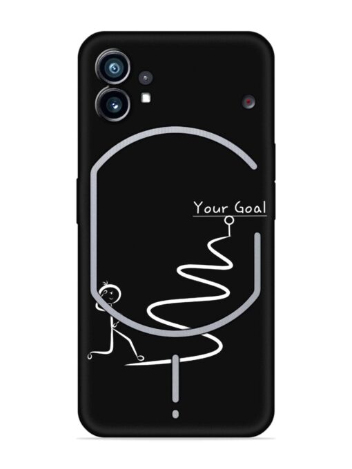 Your Goal Embossed Soft Silicone Case for Nothing Phone 1