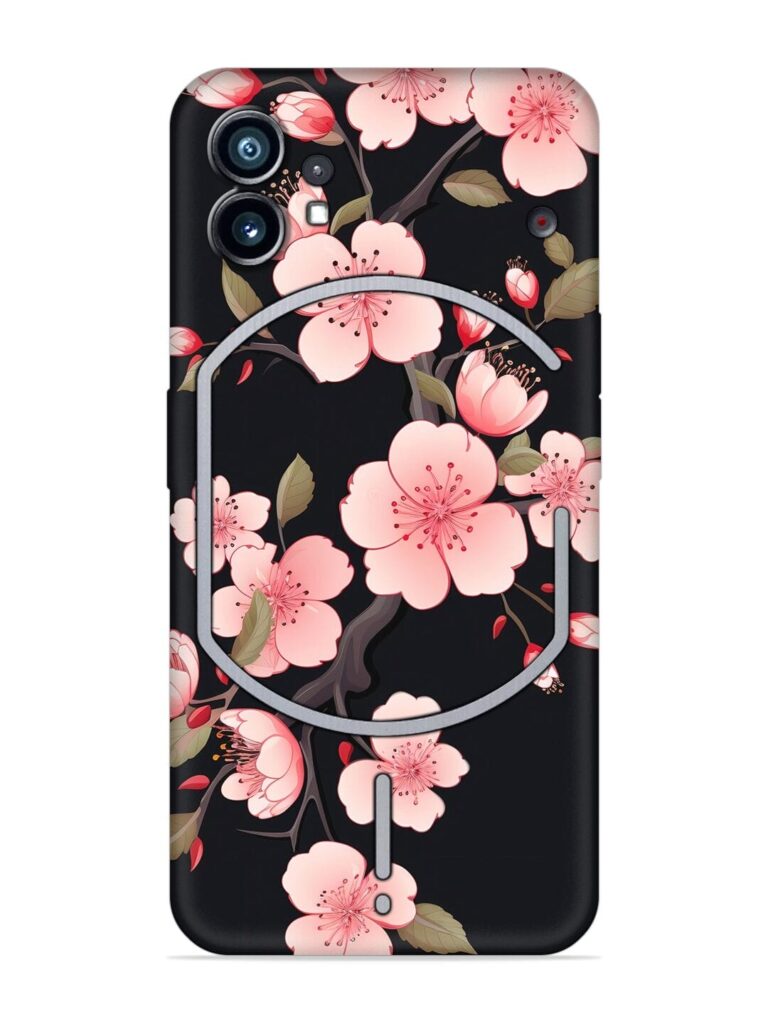 Buy Cherry Blossom Embossed Soft Silicone Case for Nothing Phone 1 at ...