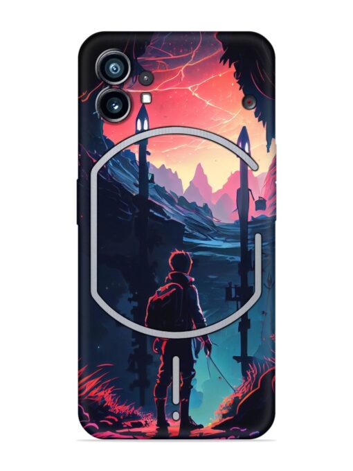 Cgs Artwork Embossed Soft Silicone Case for Nothing Phone 1 Zapvi