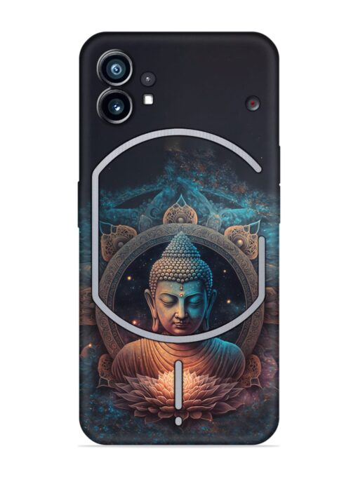 Gautam Buddha Embossed Soft Silicone Case for Nothing Phone 1