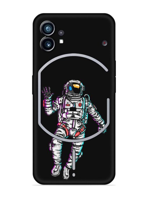 Spaceman Embossed Soft Silicone Case for Nothing Phone 1 Zapvi