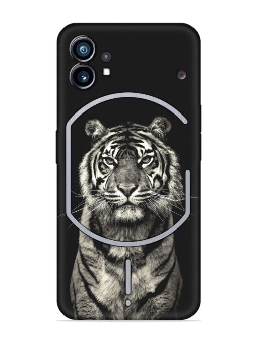 Tiger Art Embossed Soft Silicone Case for Nothing Phone 1