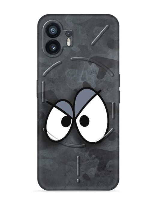 Big Eyes Night Mode Embossed Soft Silicone Case for Nothing Phone 2 Zapvi