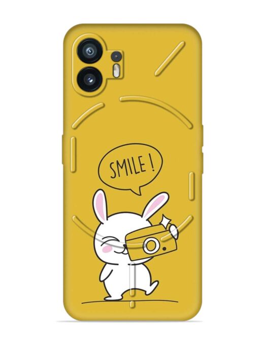 Hey Smile Please Embossed Soft Silicone Case for Nothing Phone 2