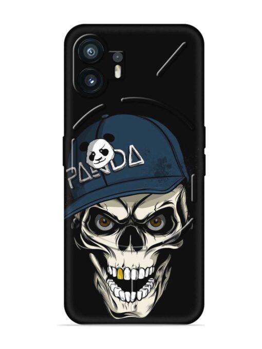 Panda Skull Embossed Soft Silicone Case for Nothing Phone 2 Zapvi