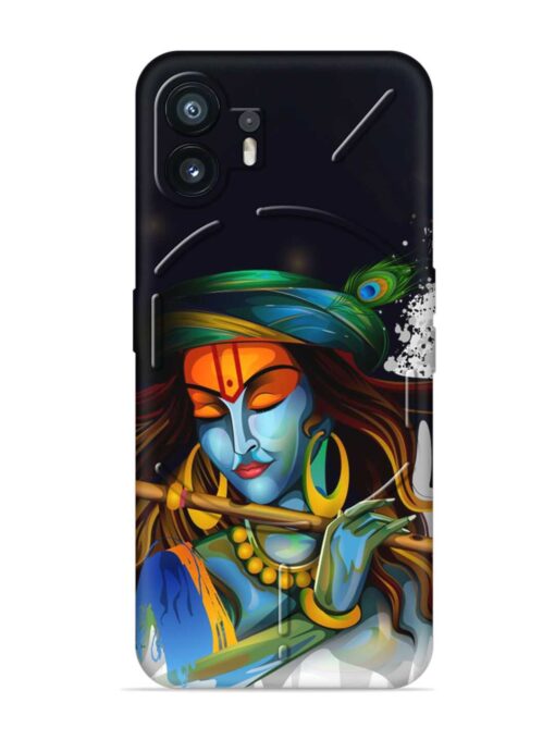 Krishna Art Embossed Soft Silicone Case for Nothing Phone 2