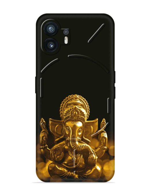 Lord Ganesha Indian Festival Embossed Soft Silicone Case for Nothing Phone 2 Zapvi